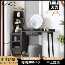 Simple modern dresser Bedroom small type light luxury desk storage cabinet One-piece net red ins wind makeup table