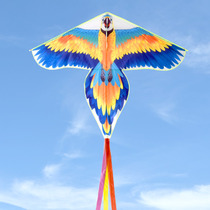 Aoyue new little parrot kite children breeze easy flying beginner cartoon Phoenix small triangle long tail Weifang kite