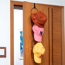 Multifunctional non-perforated wall-mounted hat rack hanging hat storage creative adhesive hook hanger door wall finishing