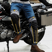 Four Seasons motorcycle knee pads electric car warm leg guards mens riding wind-proof cold-proof womens windproof Knight anti-drop protective gear