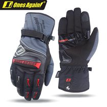 Ones Again motorcycle riding gloves male winter waterproof and warm and anti-chilling touch screen locomotive equipment
