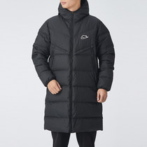 NIKE NIKE long down jacket mens 2021 autumn and winter New sportswear windproof warm cotton jacket mens coat