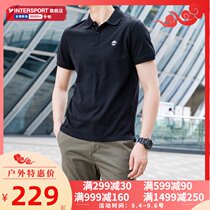 Tim Bailan polo shirt mens 2021 summer new sports black short sleeve lapel breathable T-shirt A2EGT001