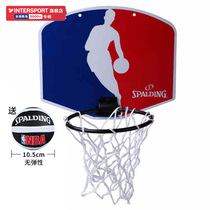Spalding mini small rebound hanging basketball frame decoration NBA color dribble man childrens basketball rack 77-602Y