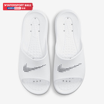 Nike Nike Slipper mens shoes 2021 Winter new non-slip white casual sandals sports cool tow CZ5478