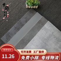 Retro tile cement tile 800x800 living room non-slip antique tile gray floor tile 600x600 toilet wall tile