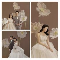 Korean retro pictorial wedding photography props photo studio photo theme photo dream Super fairy simulation silk mesh flower