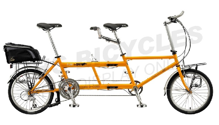 Taiwan Gong Society KHS T20 double co-ed bicycle folding car 20 inch 406 wheel group imported double