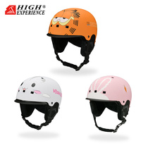 20 21 New childrens ski helmet Lightweight double snowboard equipment protective gear Warm safety anti-collision snow helmet