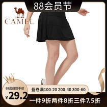 Camel sports short skirt Womens inner pocket Summer playing running sports skirt