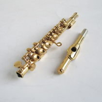 C gold-plated Piccolo gilded Piccolo Wood wind instrument flute white copper tube body Gold Piccolo beginner grade test