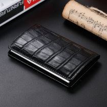 Germany EHRENMANN crocodile pattern leather business card holder male business custom business card box Female metal card box