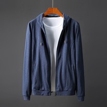 MAROLIO Japanese simple ~ Spring Autumn thin men cardigan hoodie jacket loose sports coat men