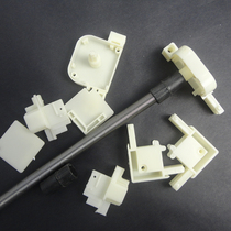 Invisible screen window accessories pull up and down adhesive hook models a complete set of white black with spring