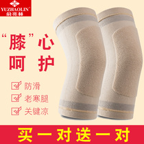  Yu Zhaolin knee pads to keep warm old and cold legs plus velvet self-heating paint for men and women cold legs thin air-conditioned room summer