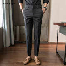 Suit pants mens trend Joker 2021 Autumn New Korean slim trousers business suit handsome casual pants