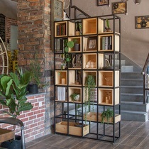 Iron partition shelf office screenshot floatframe restaurant decorated masonry park Industrial wind network red book frame