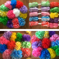 Large cheery ball handle color cheerleader guitar dance bodyball square dancer flower