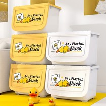 Little yellow duck toy storage cabinet children drawer type baby wardrobe baby locker plastic cabinet rack