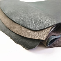 Head-layer cow leather leather leather fabric leather fabric leather foggy blue dark grey sofa grey bedside soft bag leather fabric