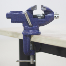 Full cast iron vise can rotate 360 degrees can be clamped fixed tool woodworking DIY tool mini table pliers
