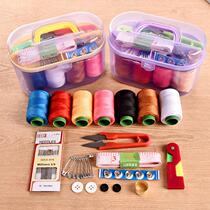 Needle Wire Box Plastic Needle Wire Wrap Threading Instrumental Hand Stitched Cross Embroidered Sewing Accessories Tool 10 Pieces Suit