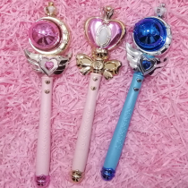 Magic wand Princess little girl magic stick bracelet music glowing love scepter Bala performance toy