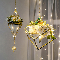 Creative simulation plant ceiling pendant room layout roof decoration kindergarten floral aerial hanging