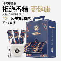 Black Deer Coffee Blue Mountain flavor coffee powder flavor-free three-in-one instant coffee 100 gift box 1500g