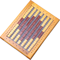 Student cushion summer breathable chair cushion classroom stool chair cooling cushion wooden frame hollow mesh mahjong butt mat
