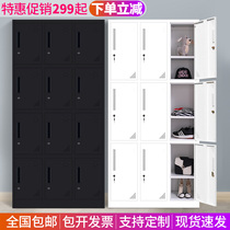 Color locker Single door Multi-door tin cabinet Gym Swimming pool storage cabinet Employee locker Shoe cabinet with lock