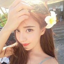 Photo Seaside Holiday Flower Eggflower hairclip Side Clip Headwear Hair Accessories floral headdress Jewelry