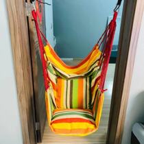 University dormitory hanging chair Bedroom Student lazy swing cradle chair thickened cushion thickened increased hammock hanging orchid