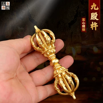 24K 24金　降魔 鈴 金剛杵 腕輪 足金999刻印入りA 24K 24金 降魔 鈴 金剛杵 腕輪 足金999刻印入りA - メルカリ