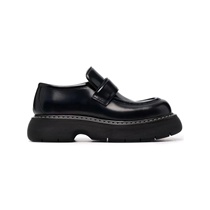 BOTTEGA #Black Bounce Leather Loafers