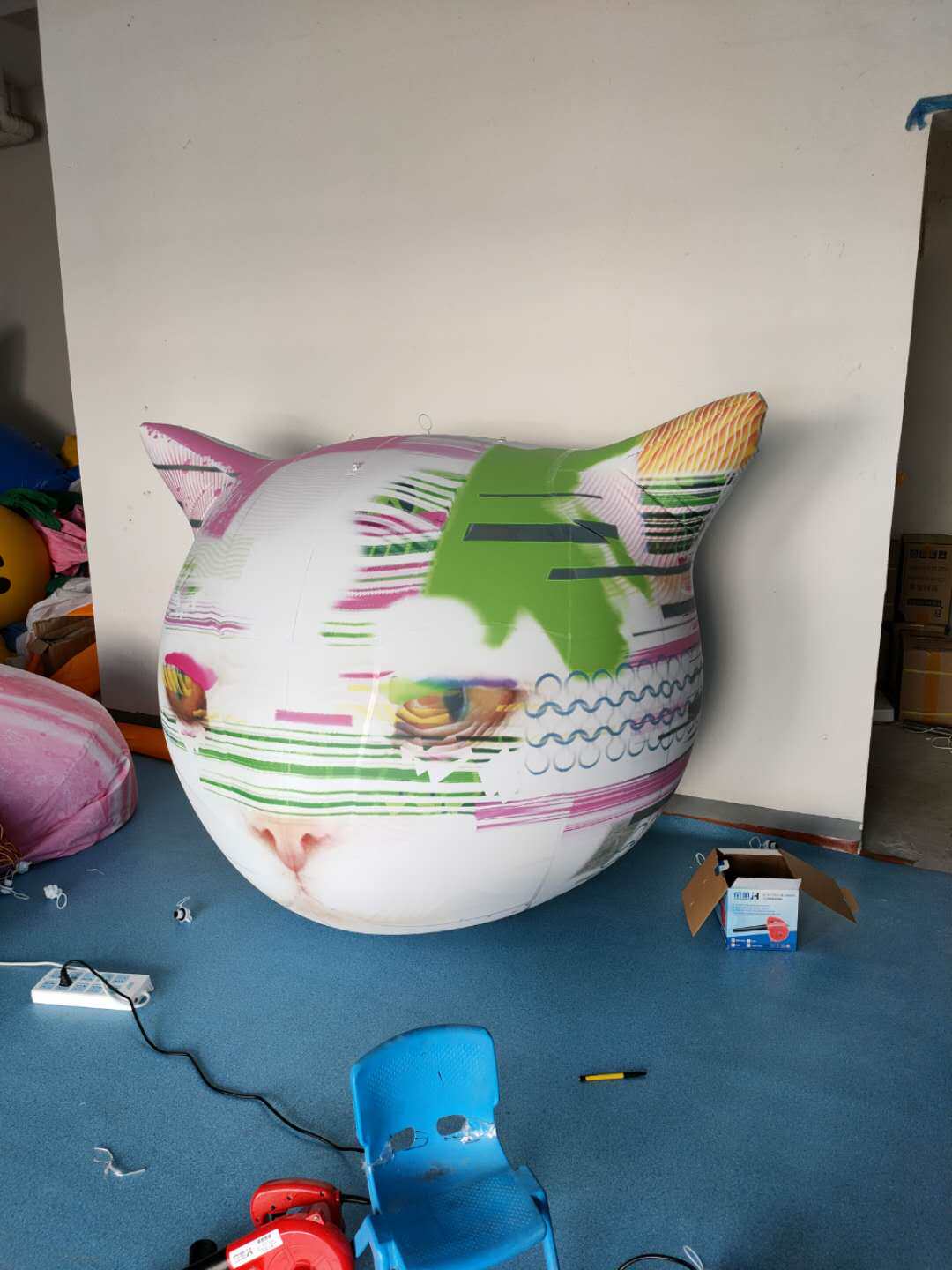 Halloween inflatable black cat owl gas model ghost festival shopping mall bar ghost house beauty decoration arranged horror props