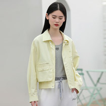 Fashion tooling style small short trench coat coat women 2022 spring new age reduction Joker jacket loose