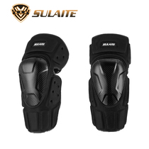 Summer motorcycle riding protective gear knee pad carbon fiber anti-drop anti-wind off-road leg protection Locomotive equipment four-piece set
