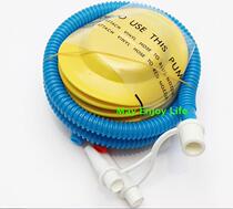 Promotional foot-on inflatable pump balloon swimming circle lifebuoy toy pump pedal 4 inch compressed air pump