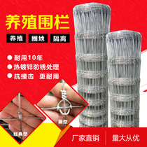 Galvanized anti-rust breeding net barbed wire fence protective net guardrail net cattle raising sheep Orchard fence net