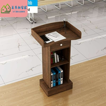 Restaurant podium speech platform speech campus movable business classroom teacher wood training hotel wedding