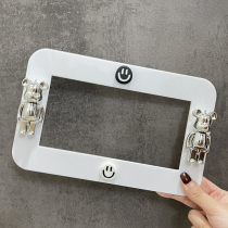 Duplex Switch Patch 86 Type 90 Protective Sleeve Living Room Bedroom Home Wall Socket Decoration Modern Minima 2 row 3