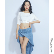 Gorgeous solo show belly dance practice clothing womens 2021 spring and summer new suit comfortable and versatile beginner dance suit