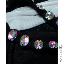 Gorgeous show belly dance practice handmade waist chain beginner big diamond waist chain dance suit accessories belt