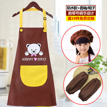 Childrens painting painting waterproof apron baby gown men and women kindergarten painting eating bib art custom logo