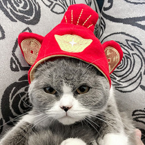 Cat headgear cat hat cute dress headwear birthday hat funny pet cat decorations Halloween funny