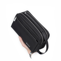 New handbag male boomer card double zipped canvas handbag male fashion personality handbag mens single shoulder inclined satchel bag