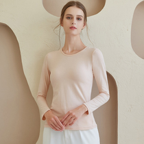 Can be worn outside the spring and autumn new cotton pajama top single piece autumn coat inside with womens thin long-sleeved houseclothes T-shirt winter