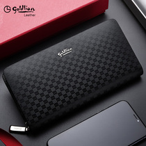 Kinley to wallet mens long handbags Genuine Leather Luxury Brands Handbags 2021 new mens bag designer leather clips