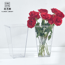 Flower Bucket Fine Gauck Buckets Flowers Barrels of flowers Shops Supplies Big Numbers Special Transparent Flowers Silo of Flower Bucket Plastic
